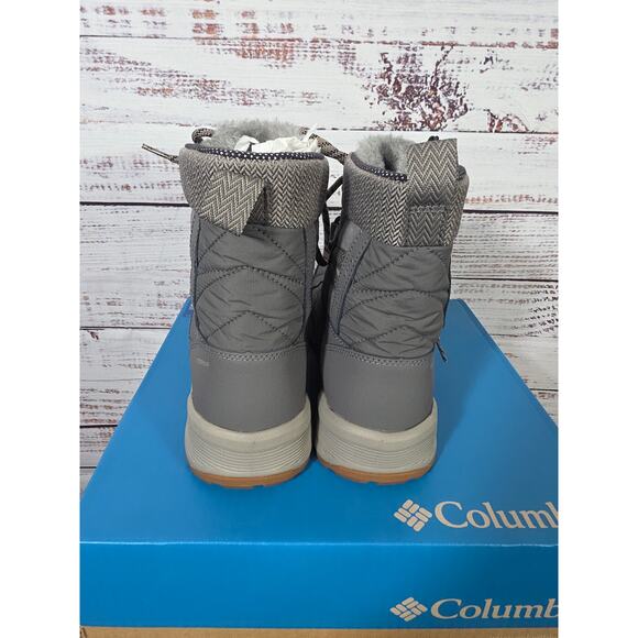 Columbia Women's Gray Omni-Heat Winter Snow boots size 8.5 insulated waterproof - Picture 3 of 7